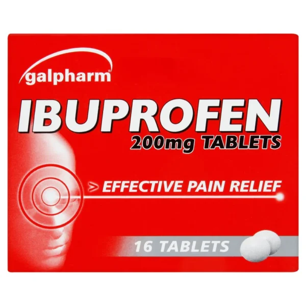 Ibuprofen 200mg tablets (16)